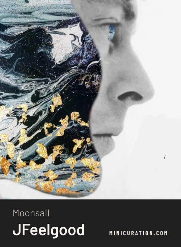 Moonsail — card back with the title and artist name