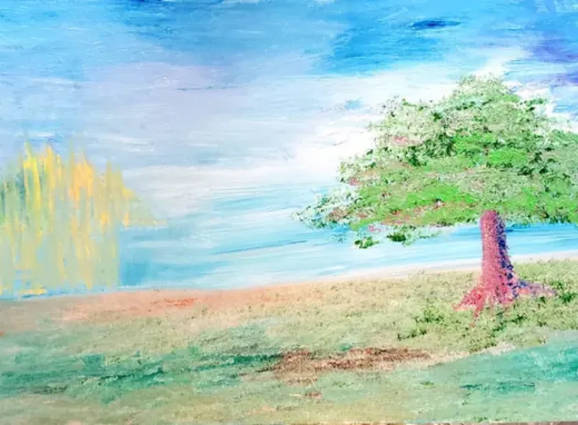 Summer Field by JFeelgood — open edition mini art print