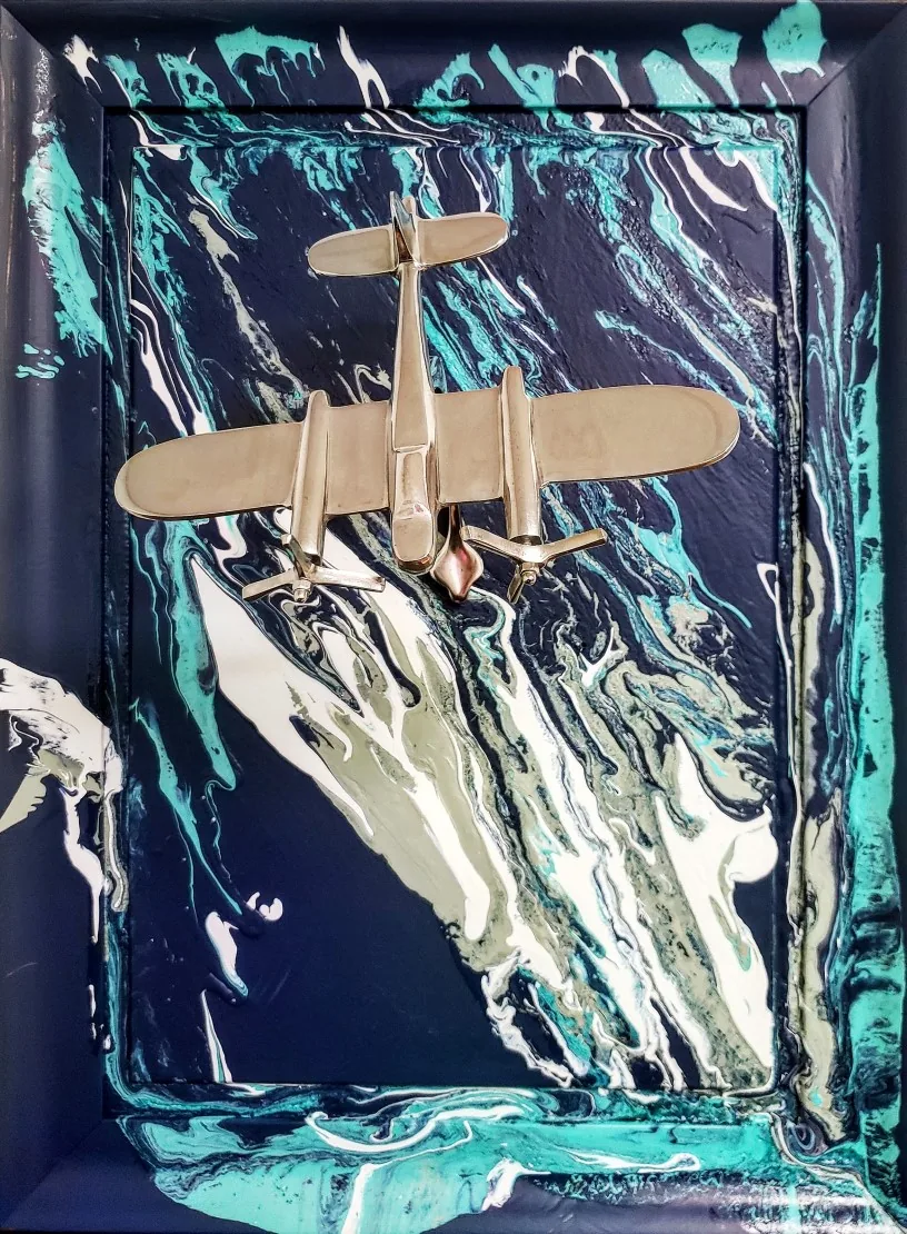 Sky Miles — original acrylic painting by JFeelgood